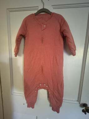 Nest Designs Pink Quilted Long Sleeve Sleep Bag Walker Pajama 18-24M Size 90